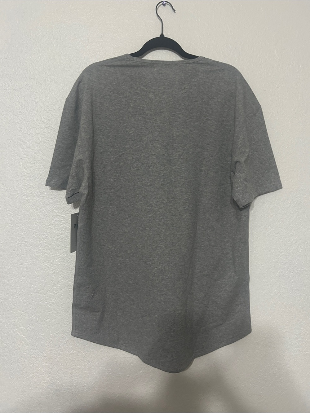 BYLT Basics Gray Short Sleeve Crewneck Tee - Picture 3 of 6